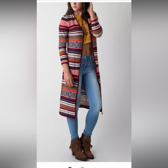 Billabong Sweaters - Billabong Shadow Stripe Duster P2P 17 NWT